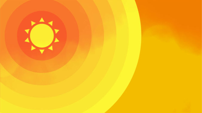 Hot Sunny Day Graphic